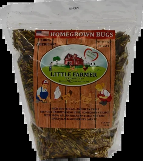 Little Farmer Homegrown Bugs, Poultry Treat, 5-lb Bag