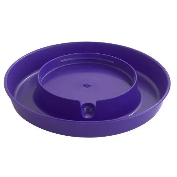 Little Giant Plastic Screw-On Waterer Base 1 Gallon, Purple