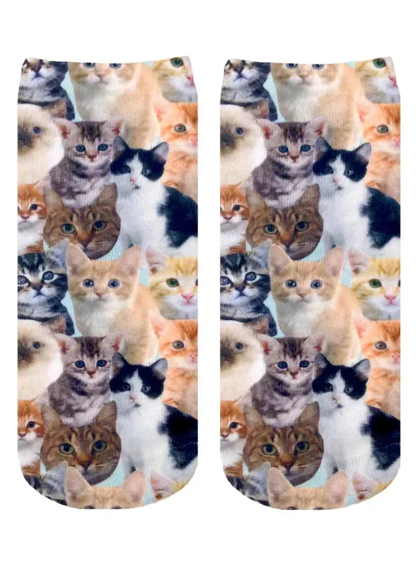 Living Royal – Socks Kitty All Over Ankle