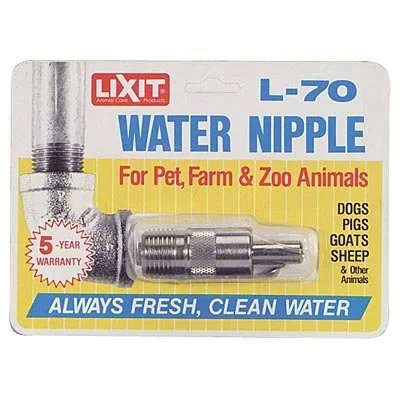 Lixit L-70 Water Nipple Valve, Single