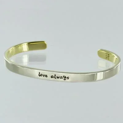 Love Always Mixed Metals Cuff Bracelet