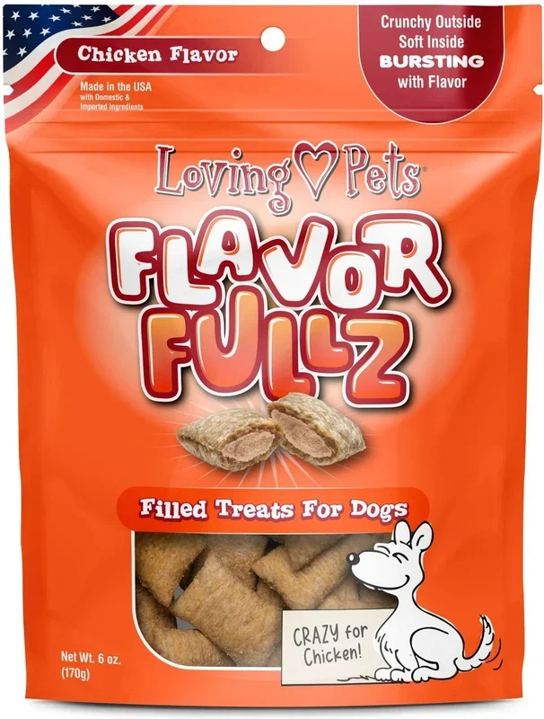 Loving Pets Flavorfullz Chicken Filled Dog Treats