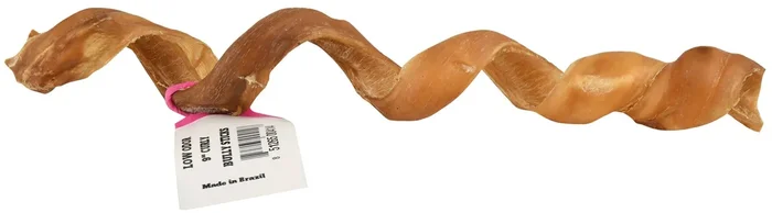 Low Odor Curly Bully Sticks for Dogs – 100% Natural Beef Chews, Oven-Baked, Long-Lasting Dental Treats