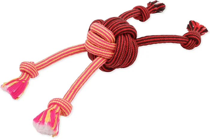 Mammoth Pet Products Flossy Chew Monkey Fist Dog Toy, 14″