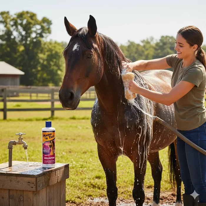 Mane ‘n Tail Spirit Untamed Caramel Apple Shampoo & Body Wash 11.02oz.