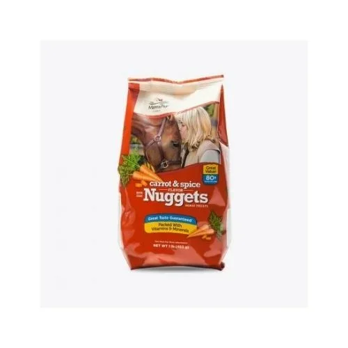 Manna Pro Carrot and Spice Nuggets Horse Treats