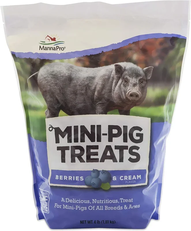 Manna-Pro Mini-Pig Berries & Cream 4-lb, Pig Treat