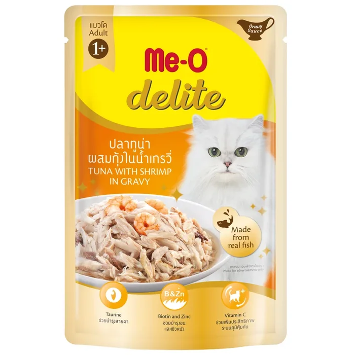 Me O Delite Tuna & Shrimp in Gravy Cat Wet Food