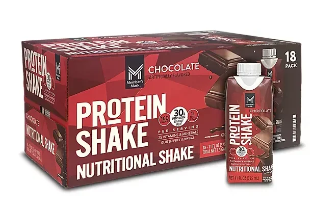 Member’s Mark 30g High Protein Shake, Chocolate (11 fl. oz., 18 pk.)