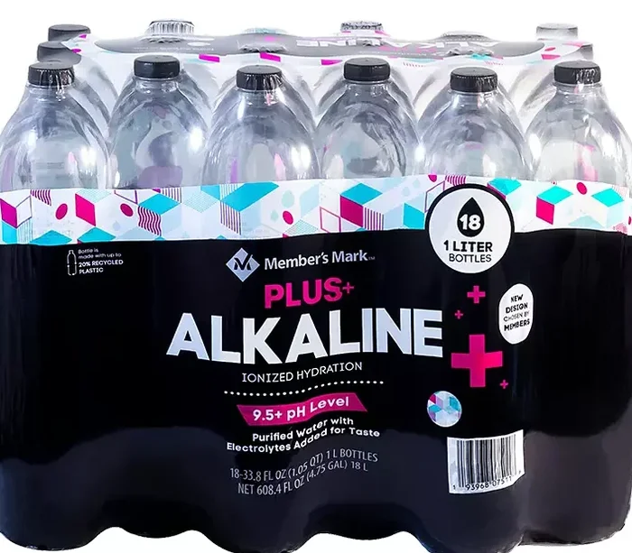 Member’s Mark Plus+ Alkaline Water (1L., 18 pk.)