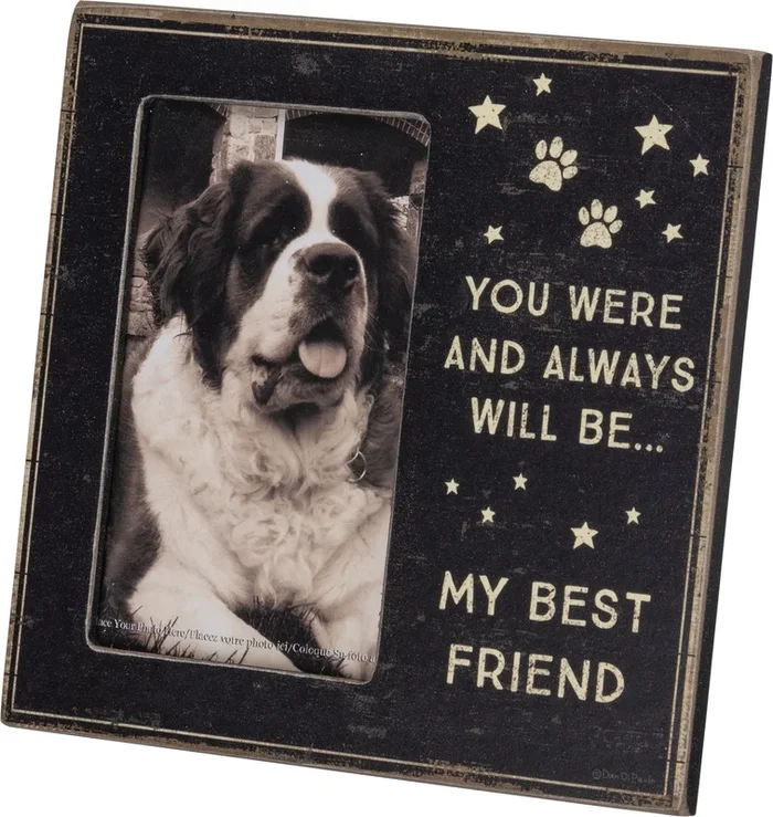 Memorial Plaque Frame Always Be My Best Friend