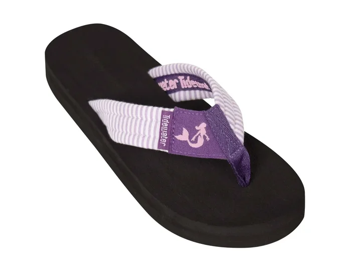 Mermaid Stripes Flip Flops