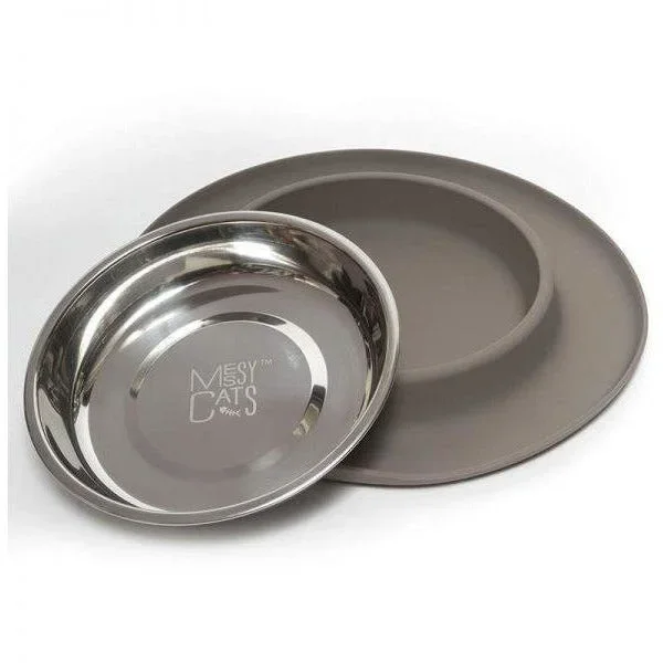 Messy Cats – Stainless Steel Cat Feeder
