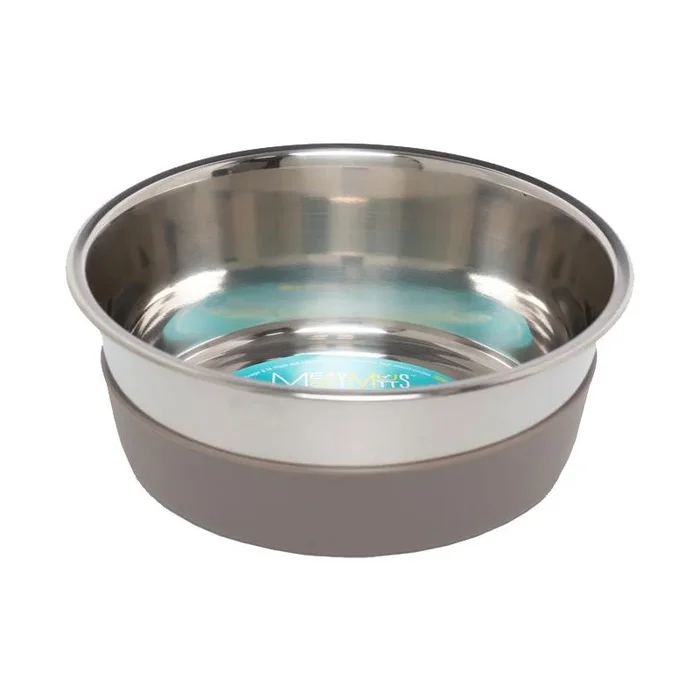 Messy Mutts Non-Slip Stainless Steel Dog Bowl