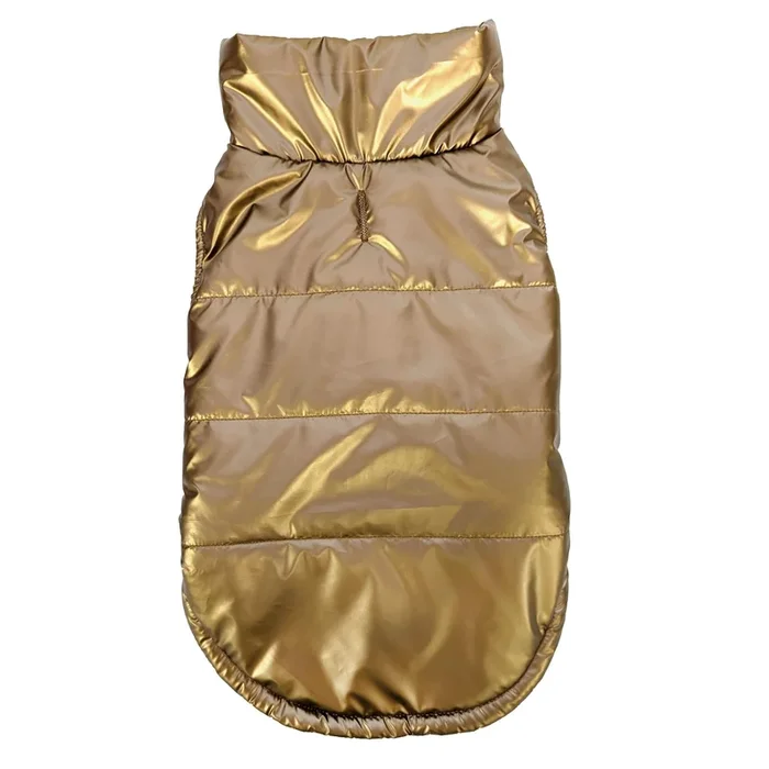 Metallic Puffy Coat for Dogs