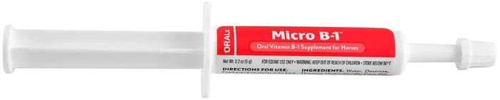 Micro Vitamin B-1 Oral Gel for Horses, 6 mL