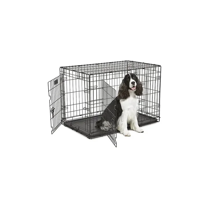 Midwest Contour Double Door Intermediate/Large Collapsible Crate 36″