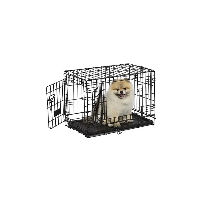 Midwest Contour Double Door XSmall Collapsible Crate 22″