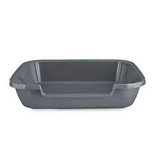 Moderna Dog Open Litter Pan Dark Gray