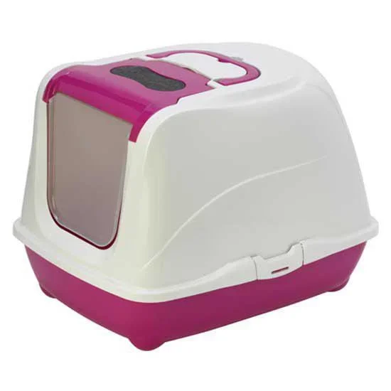 Moderna Flip Cat Closed Litter Box Pink