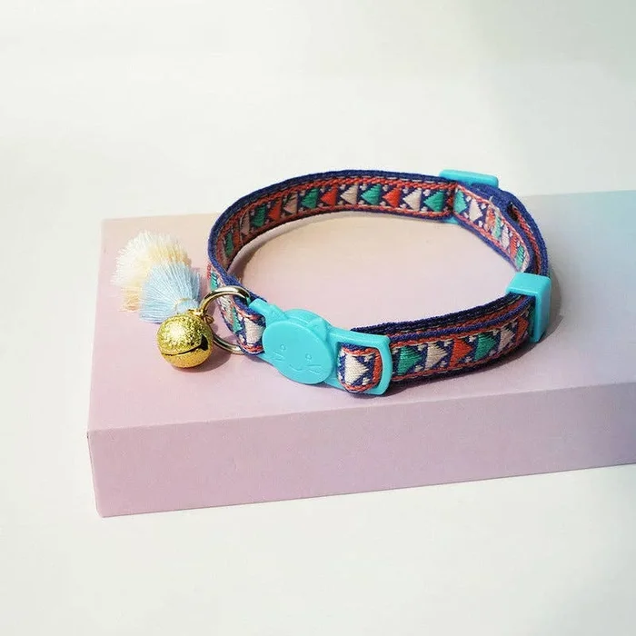 Mokka – Adjustable Collar with Bell: Navy-2