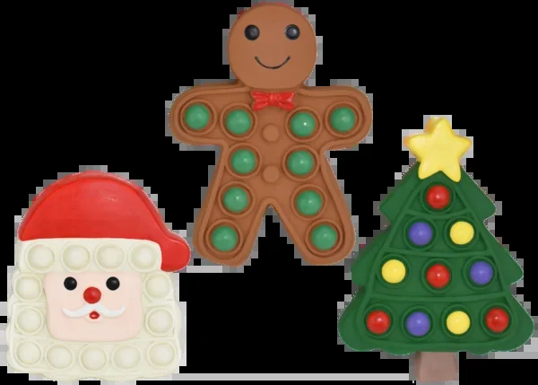 MultiPet Look Who’s Poppin’ Tree, Santa, Ginger Dog Toys