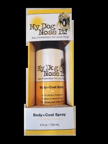 My Dog Nose It! 4-oz Body+Coat Spray On Sun Protection For Dogs