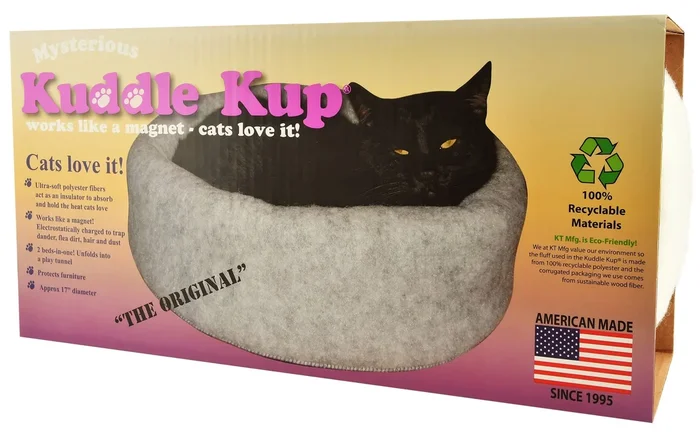 Mysterious Kuddle Kup, 17″ D Cat Bed