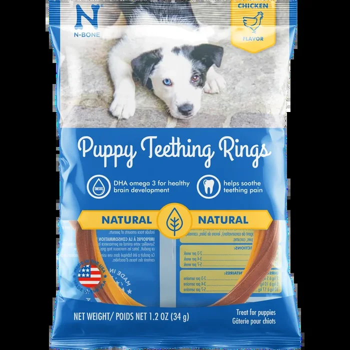 N-Bone® Puppy Teething Rings Chicken Flavor