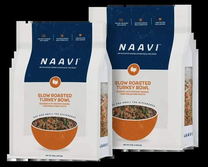 Naavi Slow Roasted Turkey Bowl for Dogs