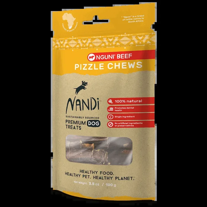 Nandi Nguni Beef Pizzle Chews Dog Treats