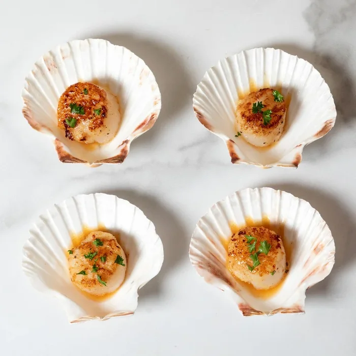 Nantucket Seafood Natural Canape Shells – Set of 4
