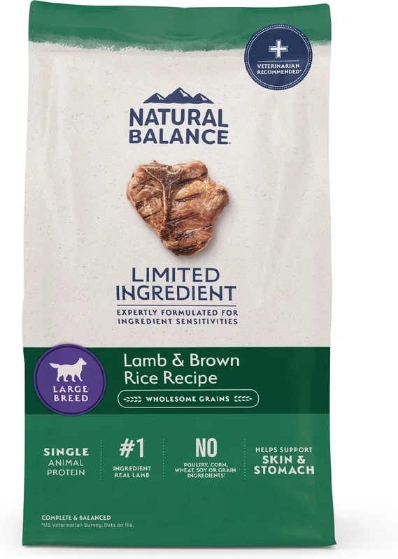 Natural Balance L.I.D. Lamb & Brown Rice Large Breed Dog Food