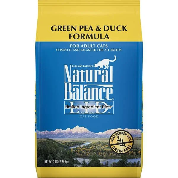 Natural Balance L.I.D. Limited Ingredient Diets Green Pea & Duck Dry Cat Formula