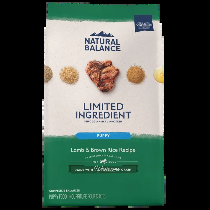 Natural Balance® Limited Ingredient Lamb & Brown Rice Puppy Recipe Dry Dog Food