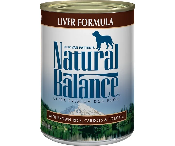 Natural Balance, Ultra Premium – All Breeds, Adult Dog Liver Formula Canned Dog Food
