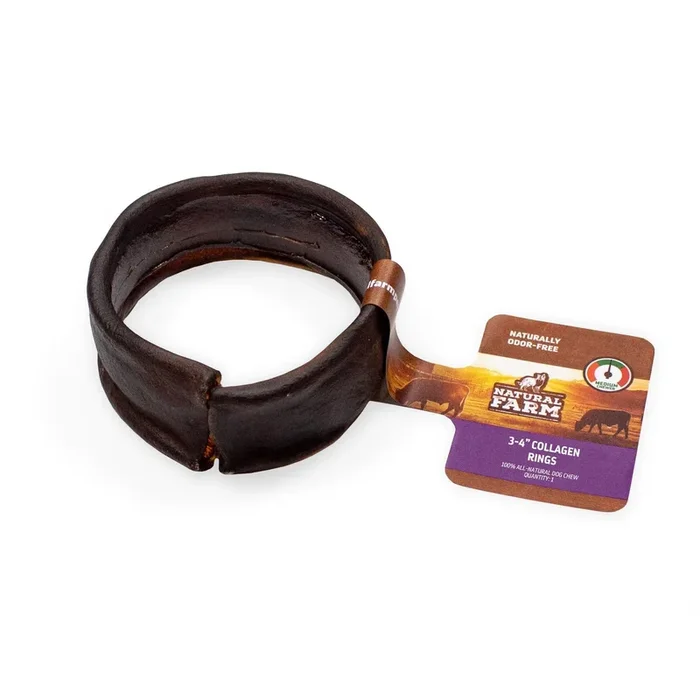 Natural Farm 3-4″ Collagen Rings (Bulk) Dog Treats