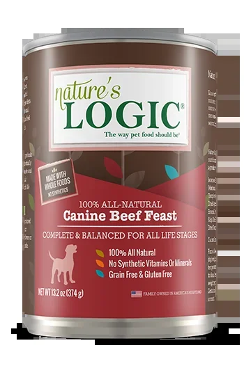Nature’s Logic Canine Beef 13.2oz Can