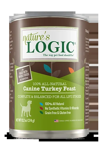 Nature’s Logic Canine Turkey 13.2oz Can