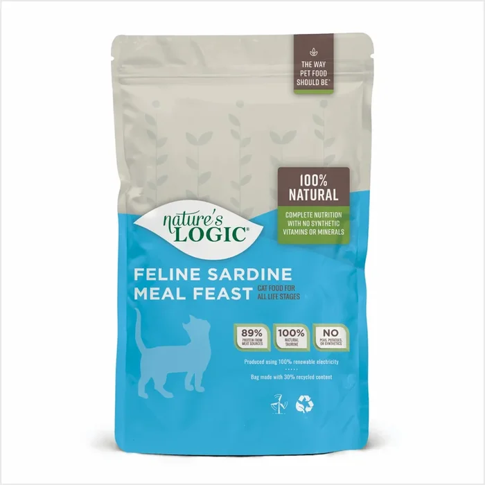 Nature’s Logic Dry Cat Food – Sardine – 3.3lb Bag