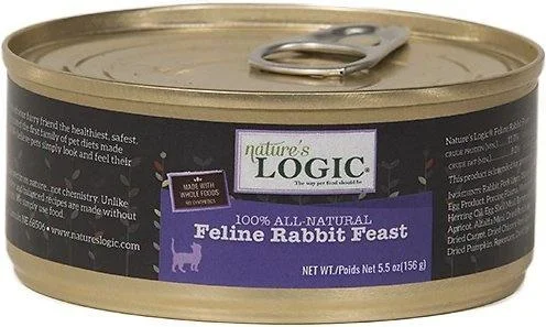 Nature’s Logic Feline Rabbit Dinner Feast Canned Cat Food