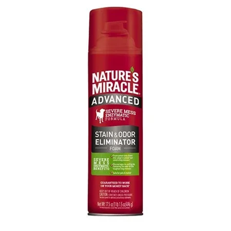 Nature’s Miracle Adv S&O Eliminator Foam Dog 17.5oz*