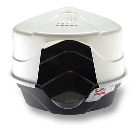 Nature’s Miracle Advanced Hooded Corner Litter Box
