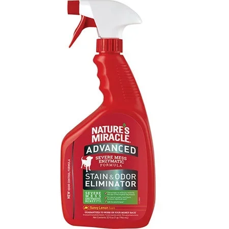 Nature’s Miracle Advanced Stain and Odor Eliminator – Sunny Lemon Scent (32-oz)