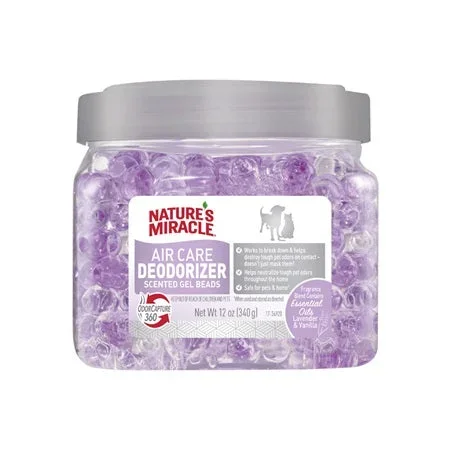 Nature’s Miracle Air Care Deodorizer Scented Gel Beads Lavender & Vanilla Scent