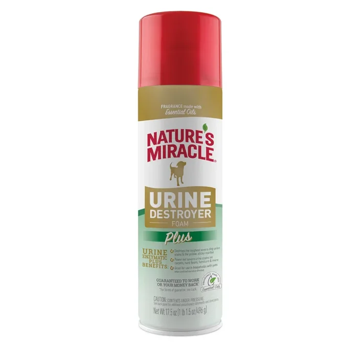 Nature’s Miracle Urine Destroyer Plus Foaming Aerosol Spray For Dogs