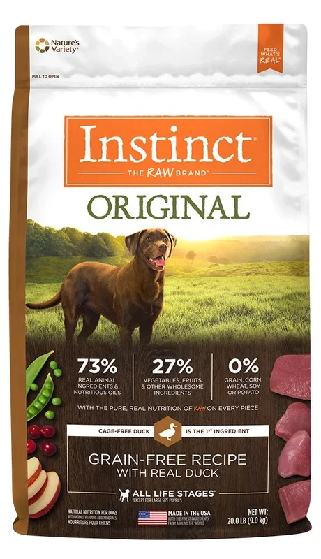 Nature’s Variety Instinct Original Grain Free Recipe with Real Duck Natural Dry Dog Food