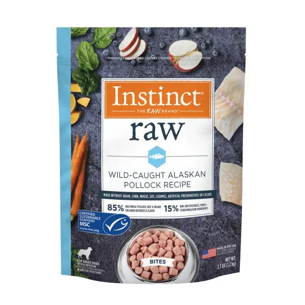 Nature’s Variety Instinct Raw Frozen Pollock Bites Dog Food