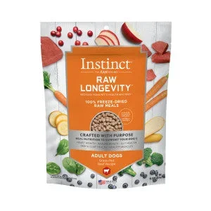 Nature’s Variety Instinct Raw Longevity Adult Freeze-Dried Beef Bites Dog Food