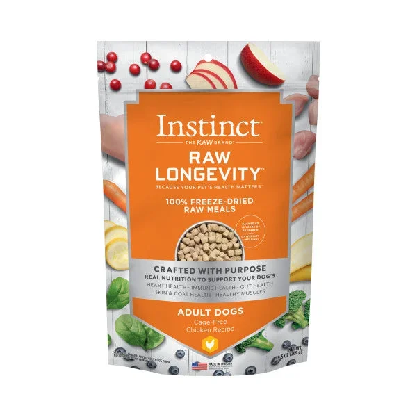 Nature’s Variety Instinct Raw Longevity Adult Freeze-Dried Chicken Bites Dog Food